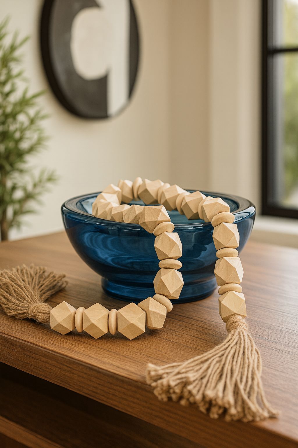 CENTRO DE MESA LUNARIS + COLAR - 2 peças