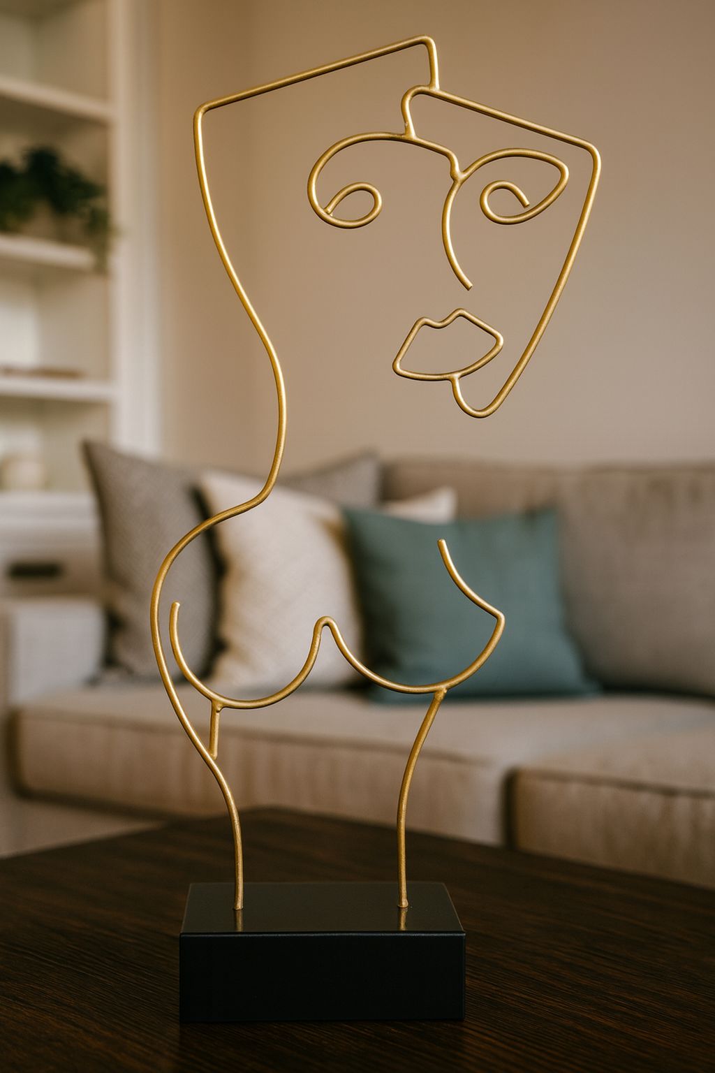 ESCULTURA LINEARTE - 40x16