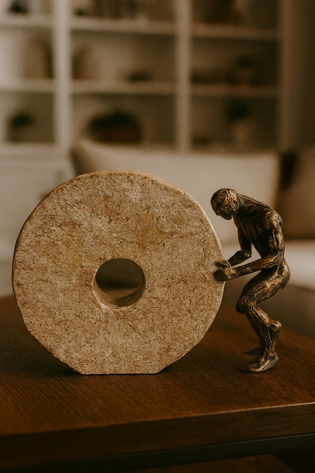 ESCULTURA SISIFO - 24x17