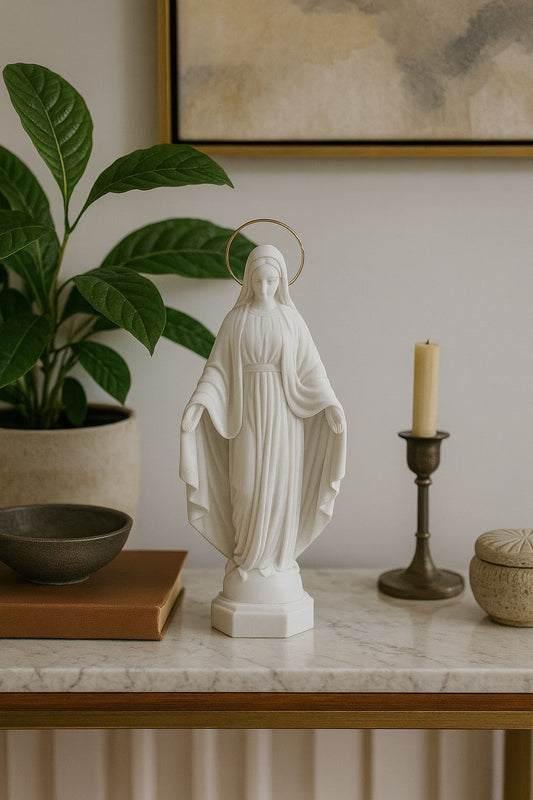 ESCULTURA NOSSA SENHORA DAS GRAÇAS - 21x9