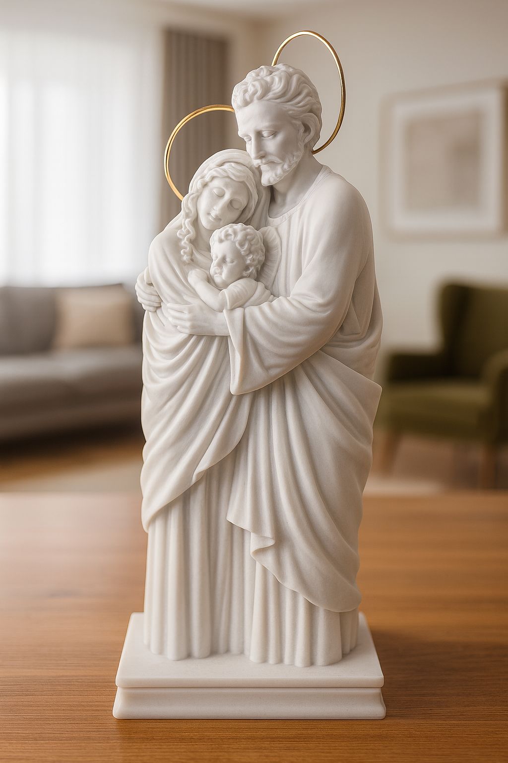 ESCULTURA SAGRADA FAMILIA - 27x10