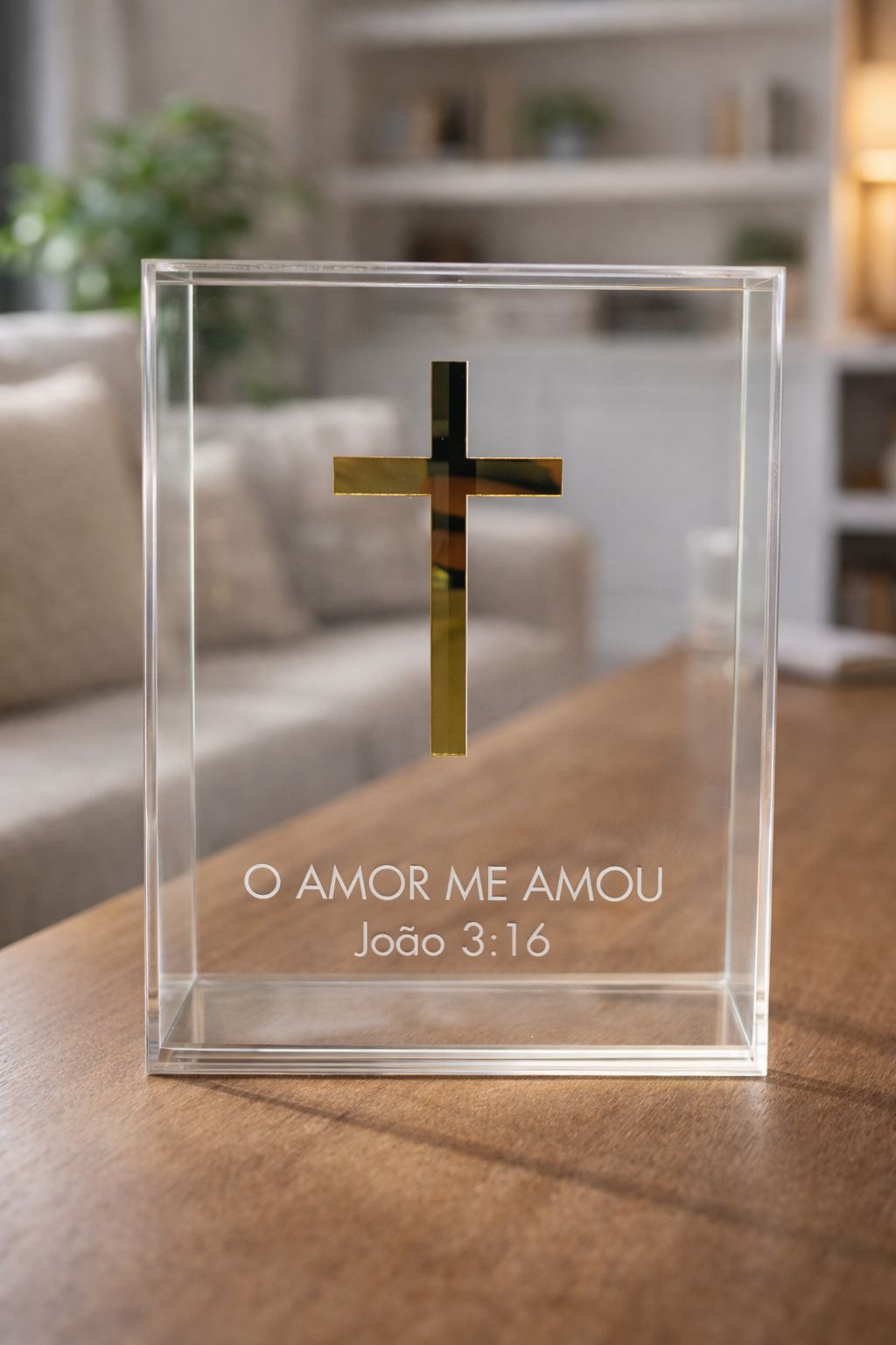 ESCULTURA "O AMOR ME AMOU" - 20x15