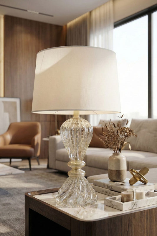 ABAJUR EM MURANO VENEZA - 60x35cm