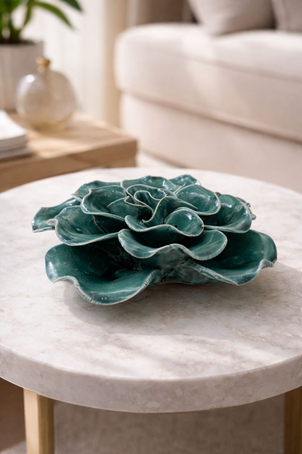 FLOR ESMERALDI - 16x16