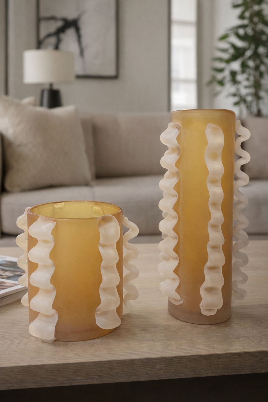 CONJUNTO DE VASOS AURA - 2 peças