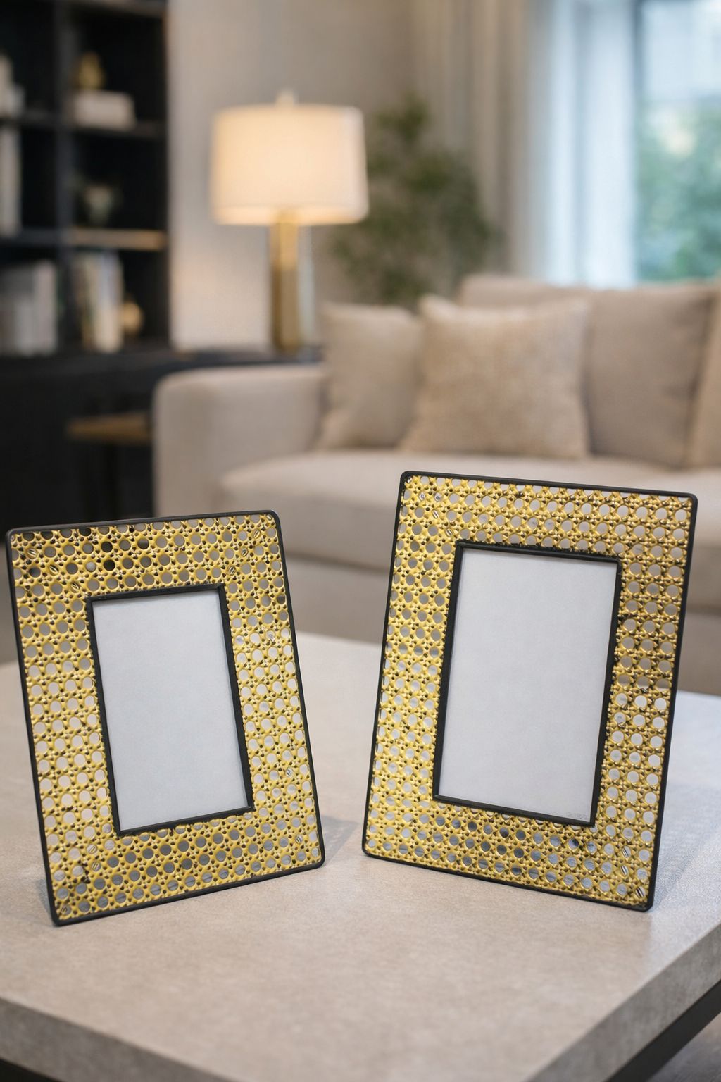 CONJUNTO PORTA-RETRATOS LATTICE - 2 peças