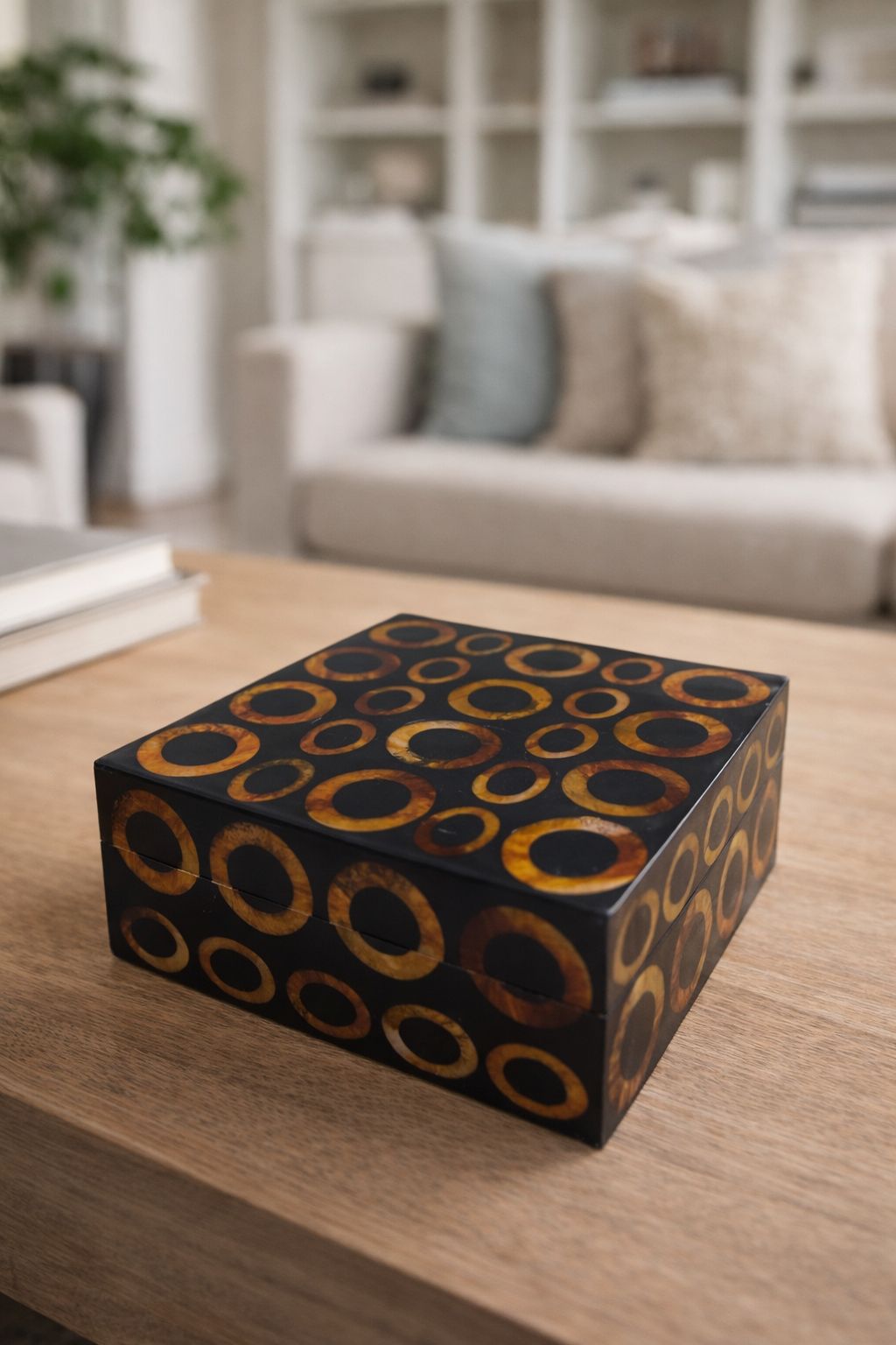 CAIXA DECORATIVA OPUS - 15x15x6,5