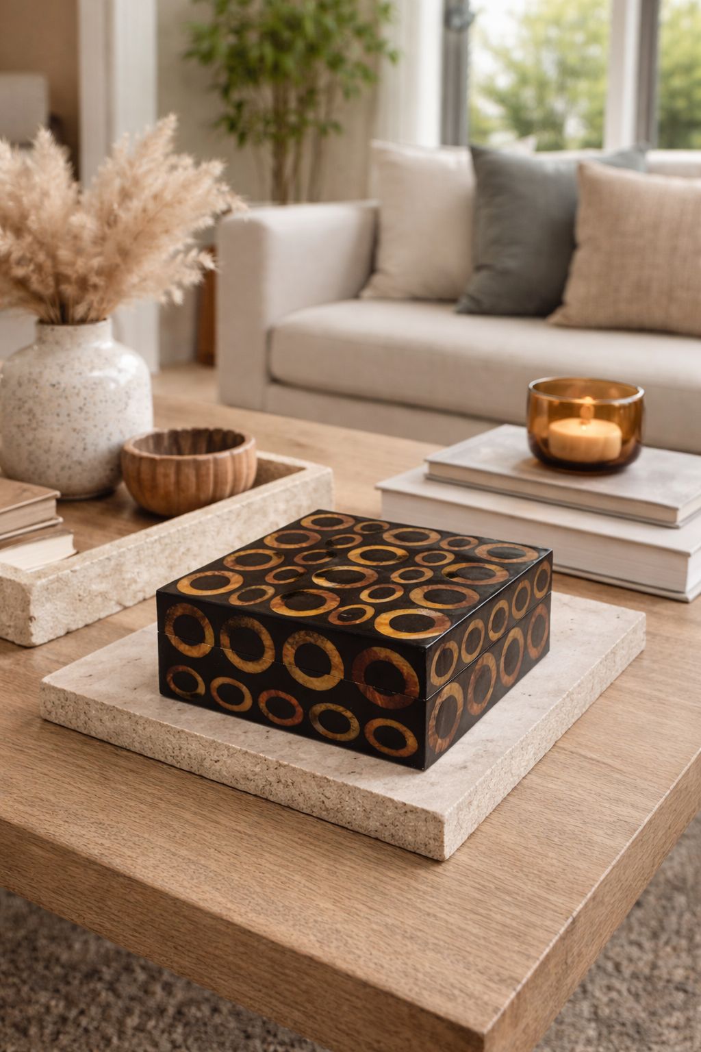 CAIXA DECORATIVA OPUS - 15x15x6,5