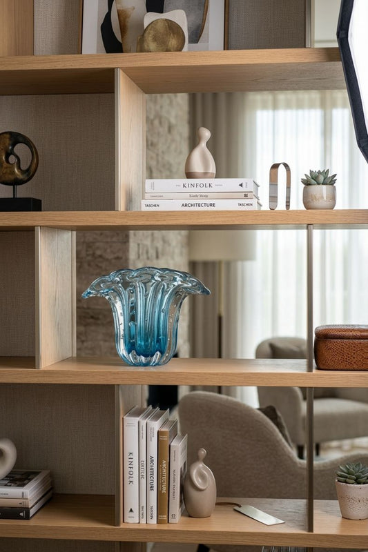 VASO EM MURANO MARÉ CELESTIA - 20x15