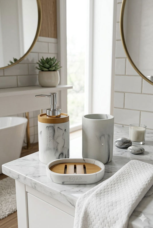 KIT DE BANHEIRO LUMINARA - 3 peças