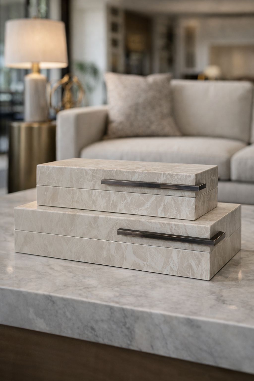 CAIXAS VENTURO - 2 peças - Revestimento em PU