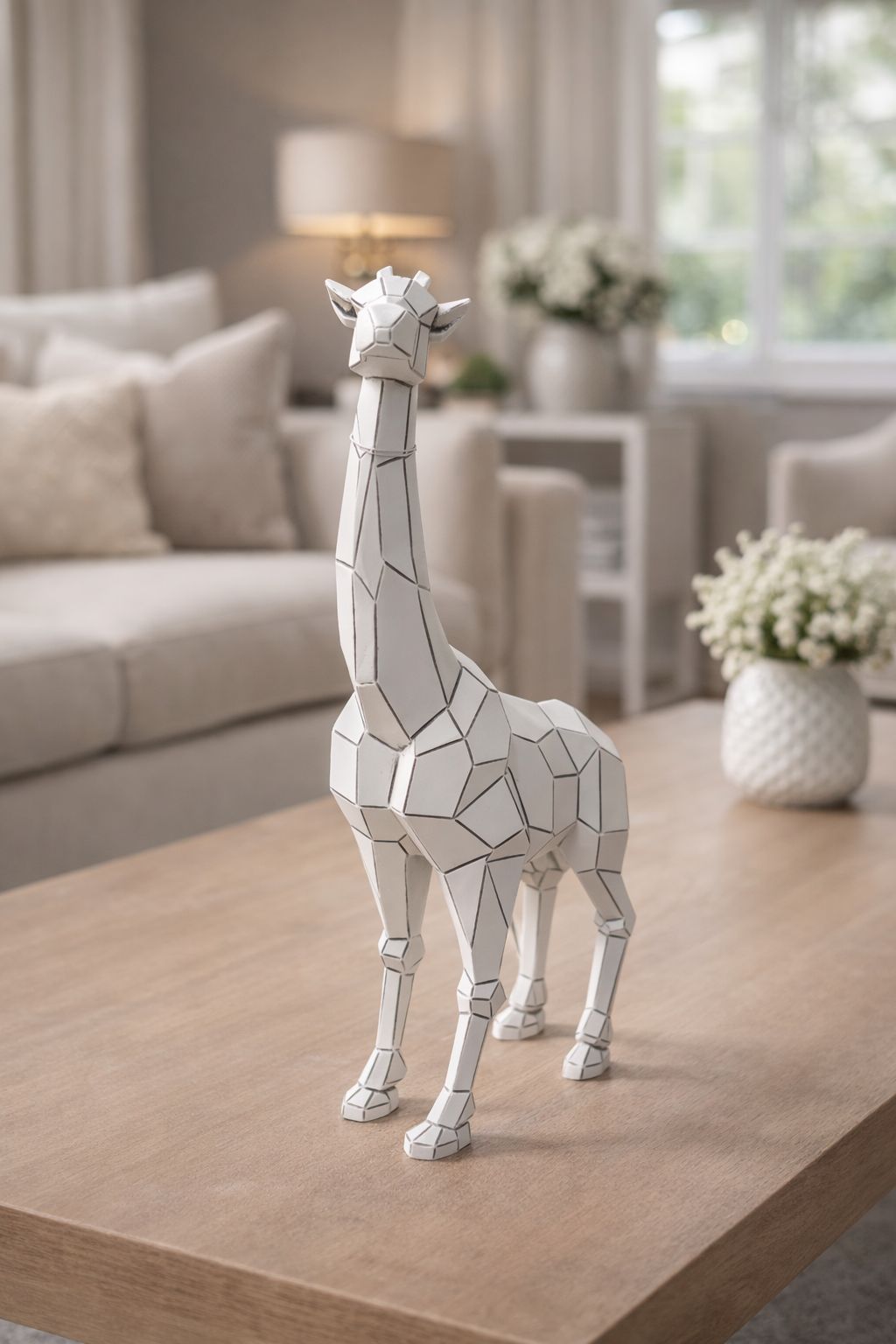 ESCULTURA GIRAFFA - 38x17