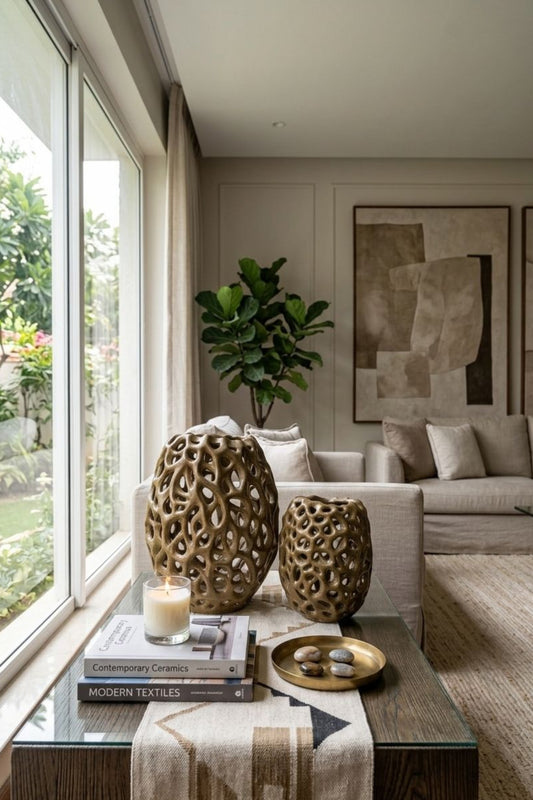 VASOS TERRA - 2 peças