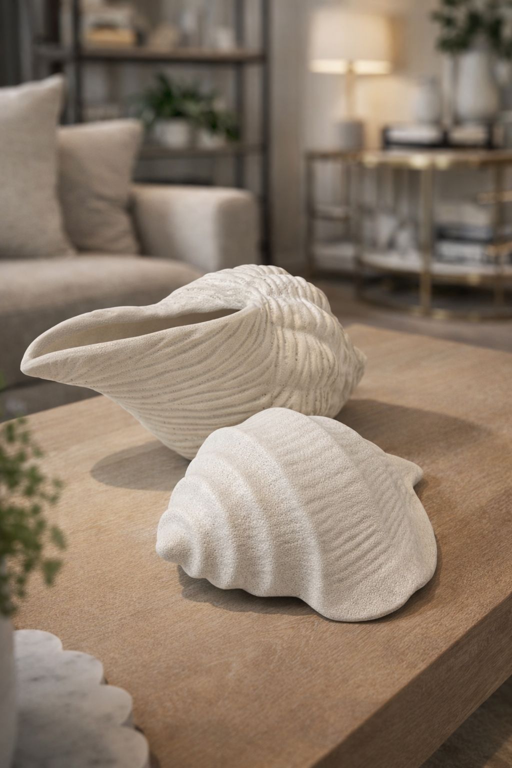 ESCULTURAS MUSCHEL - 2 peças