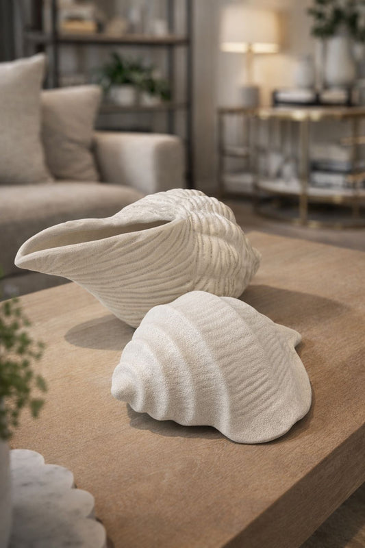 ESCULTURAS MUSCHEL - 2 peças