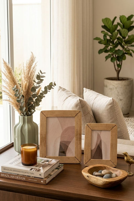 PORTA-RETRATO TIMBER - 2 peças