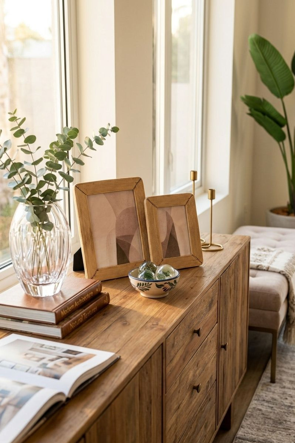 PORTA-RETRATO TIMBER - 2 peças