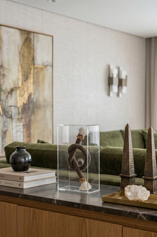 ESCULTURA EM ACRILICO LARIAT - 24x13