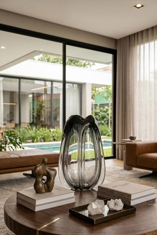 VASO MURANO VELLUTO FUMÊ - 29x15