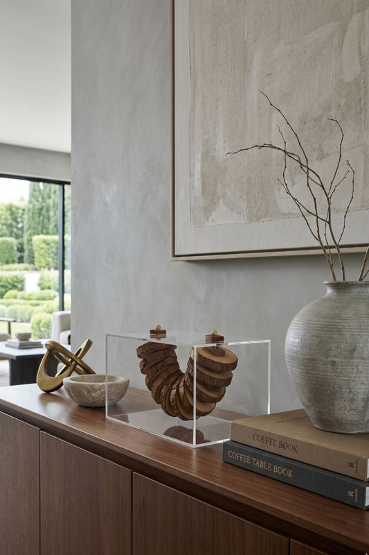 ESCULTURA EM ACRILICO ARCO TERRANO - 20x15