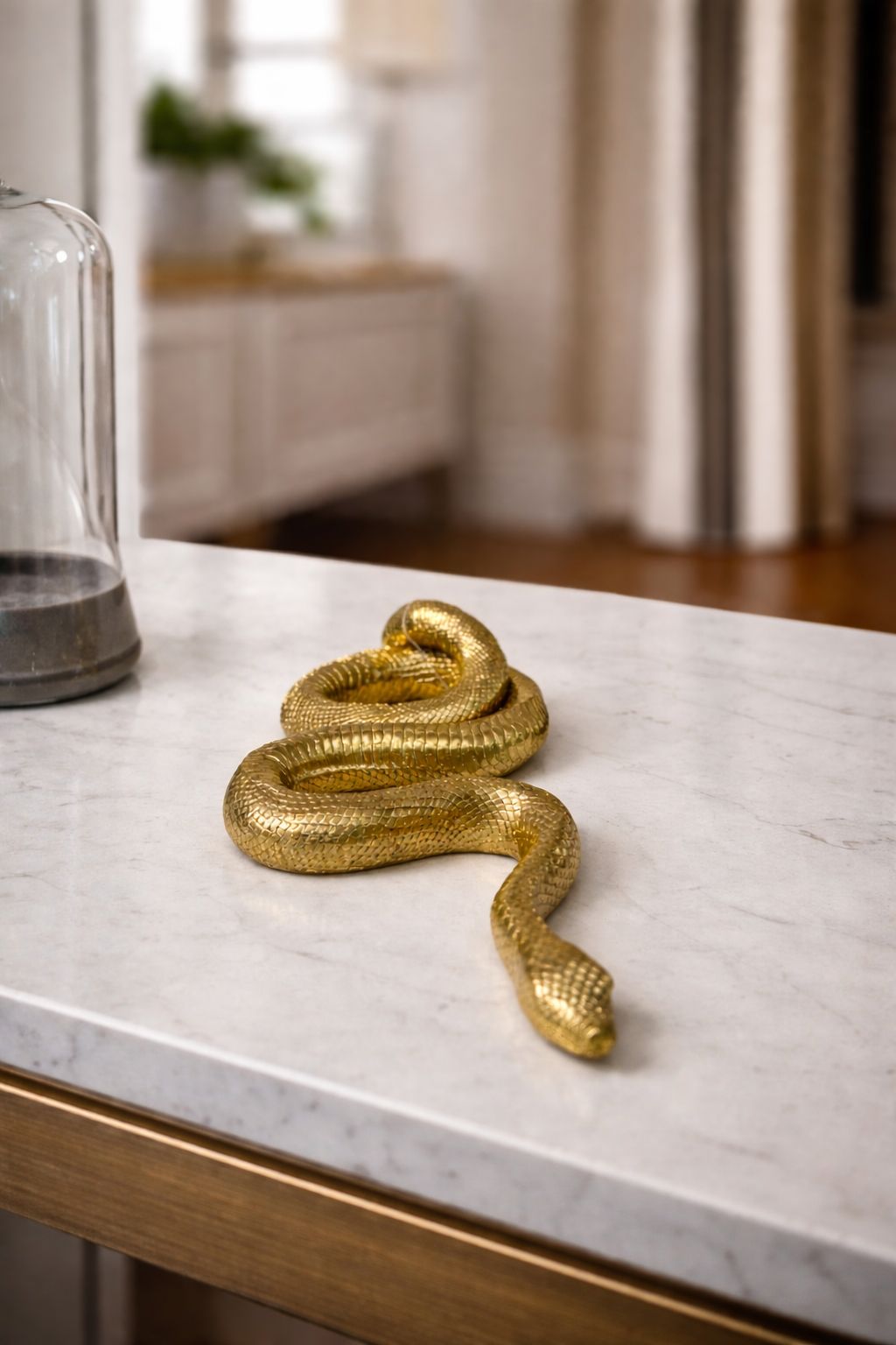 ESCULTURA SERPENTE - 40x15