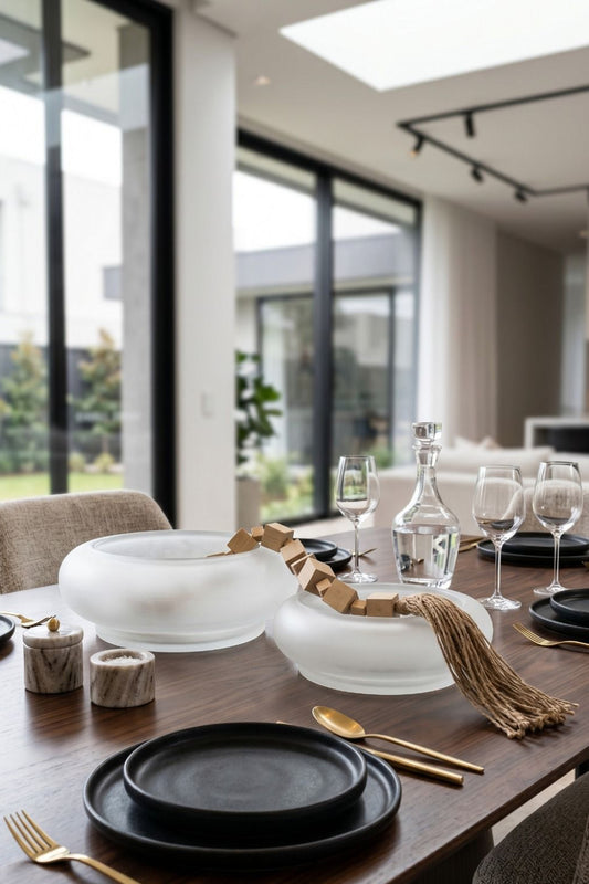 CENTRO DE MESA MATT  - 3 peças - Cordão Incluso