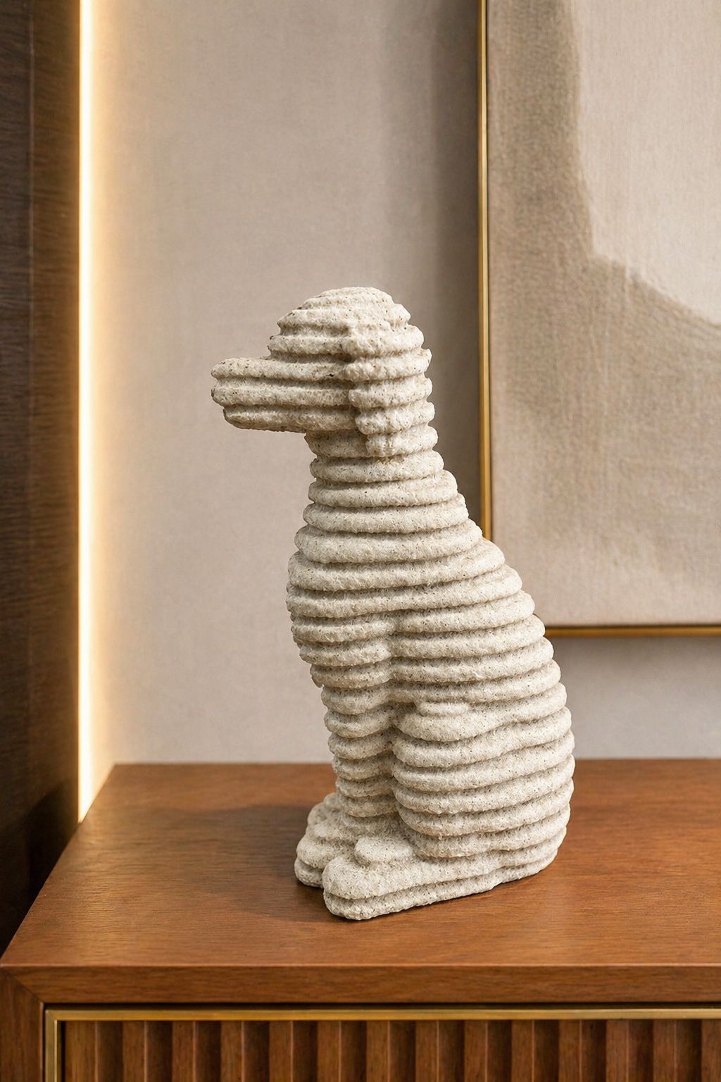 ESCULTURA PERRO - 26x16