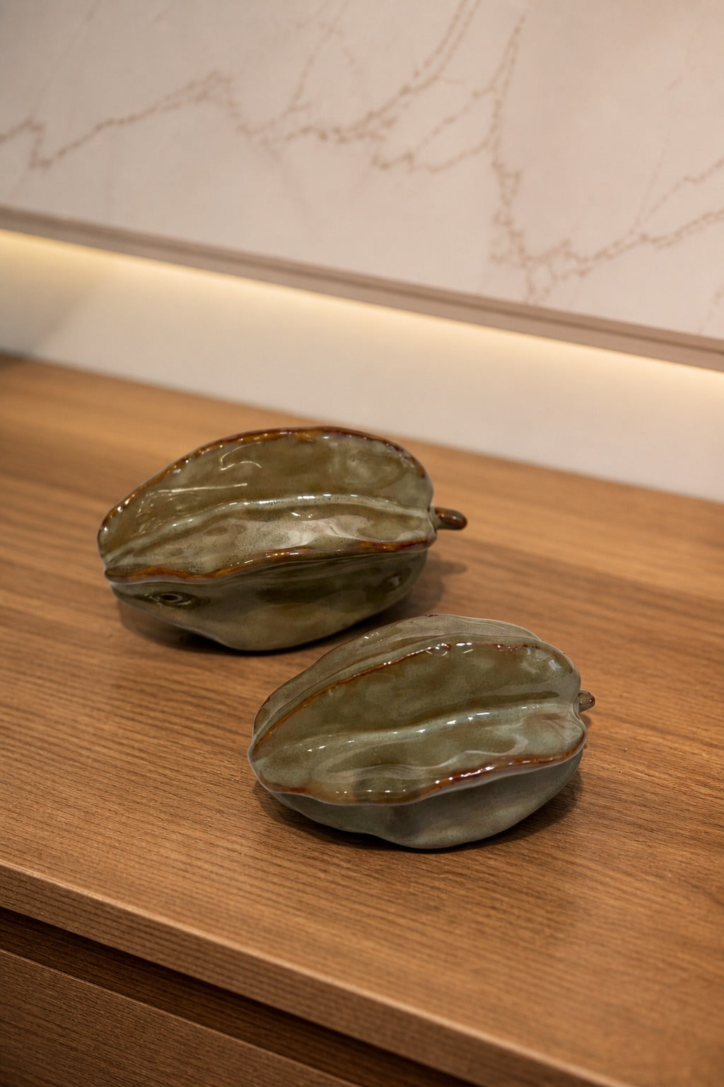 CONJUNTO EM CERÂMICA CARAMBOLA - 2 peças