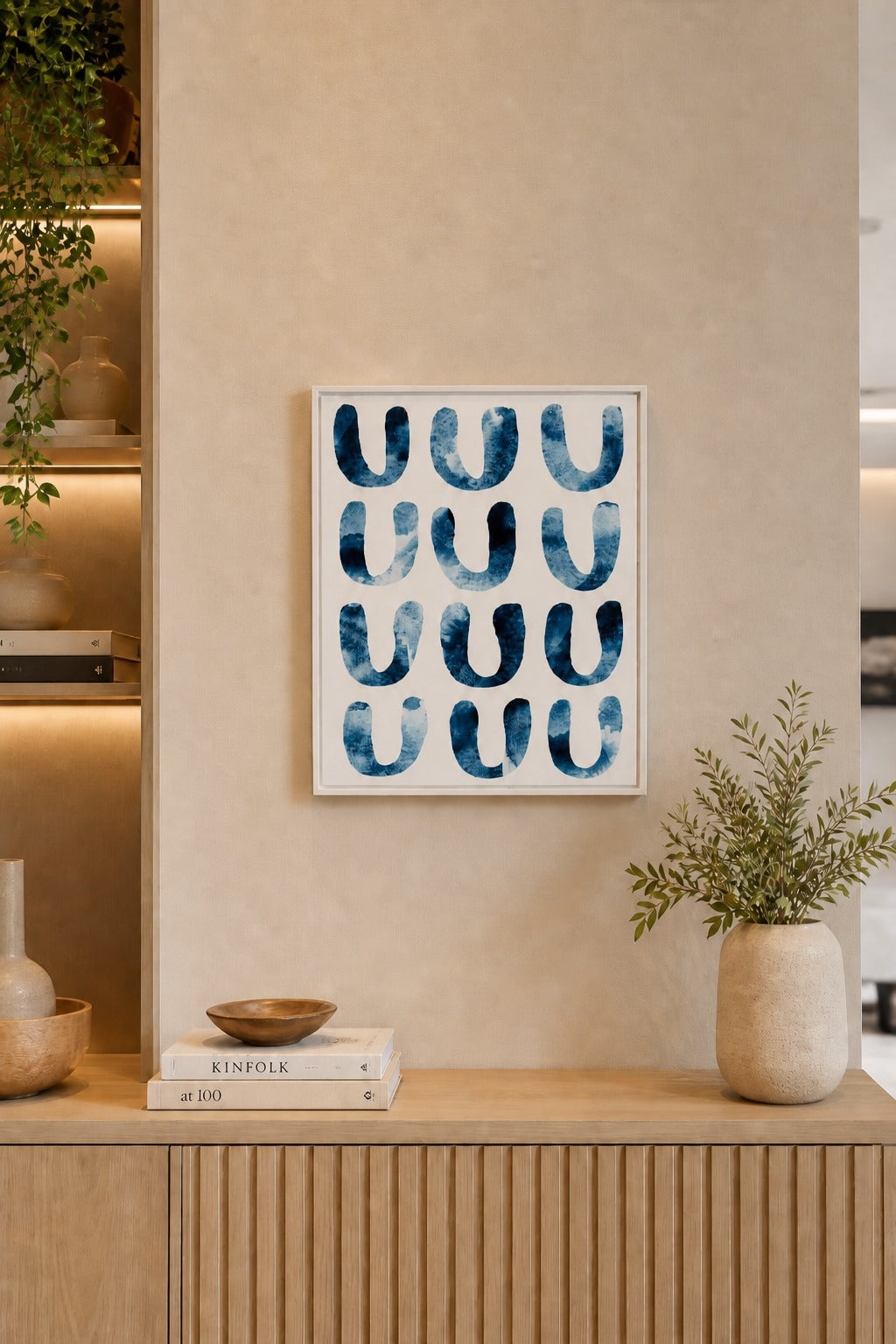 QUADRO AZUL MEDITERRÂNEO - 50x40