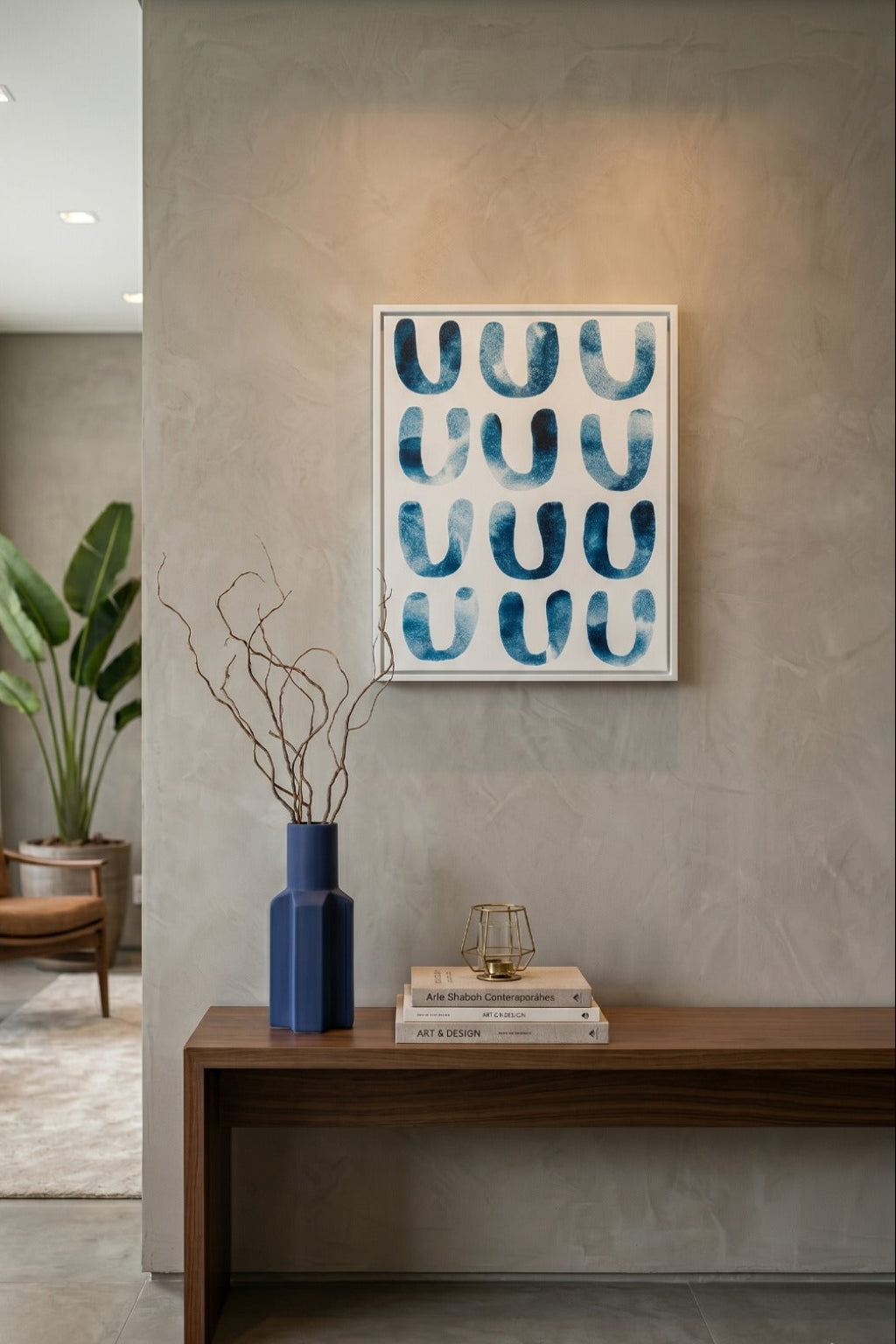 QUADRO AZUL MEDITERRÂNEO - 50x40
