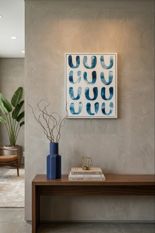 QUADRO AZUL MEDITERRÂNEO - 50x40