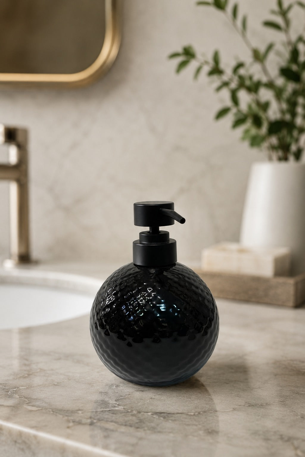 DISPENSER EM PORCELANA NERO - 14x9