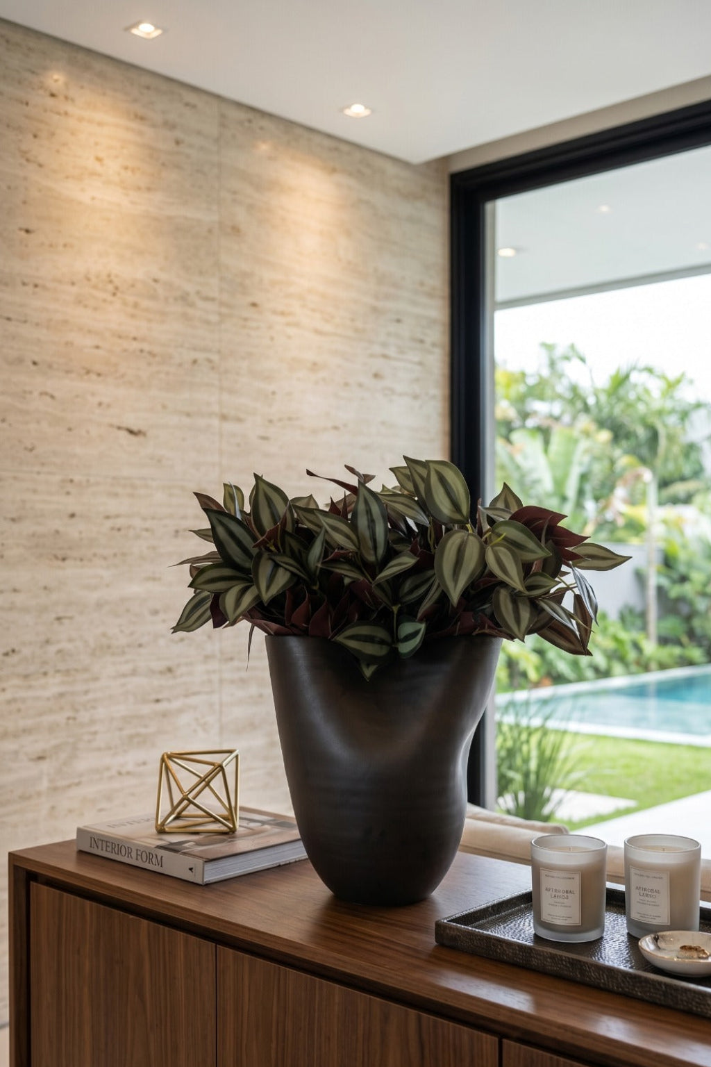 VASO EM CERÂMICA MATTE BLACK - 29x24