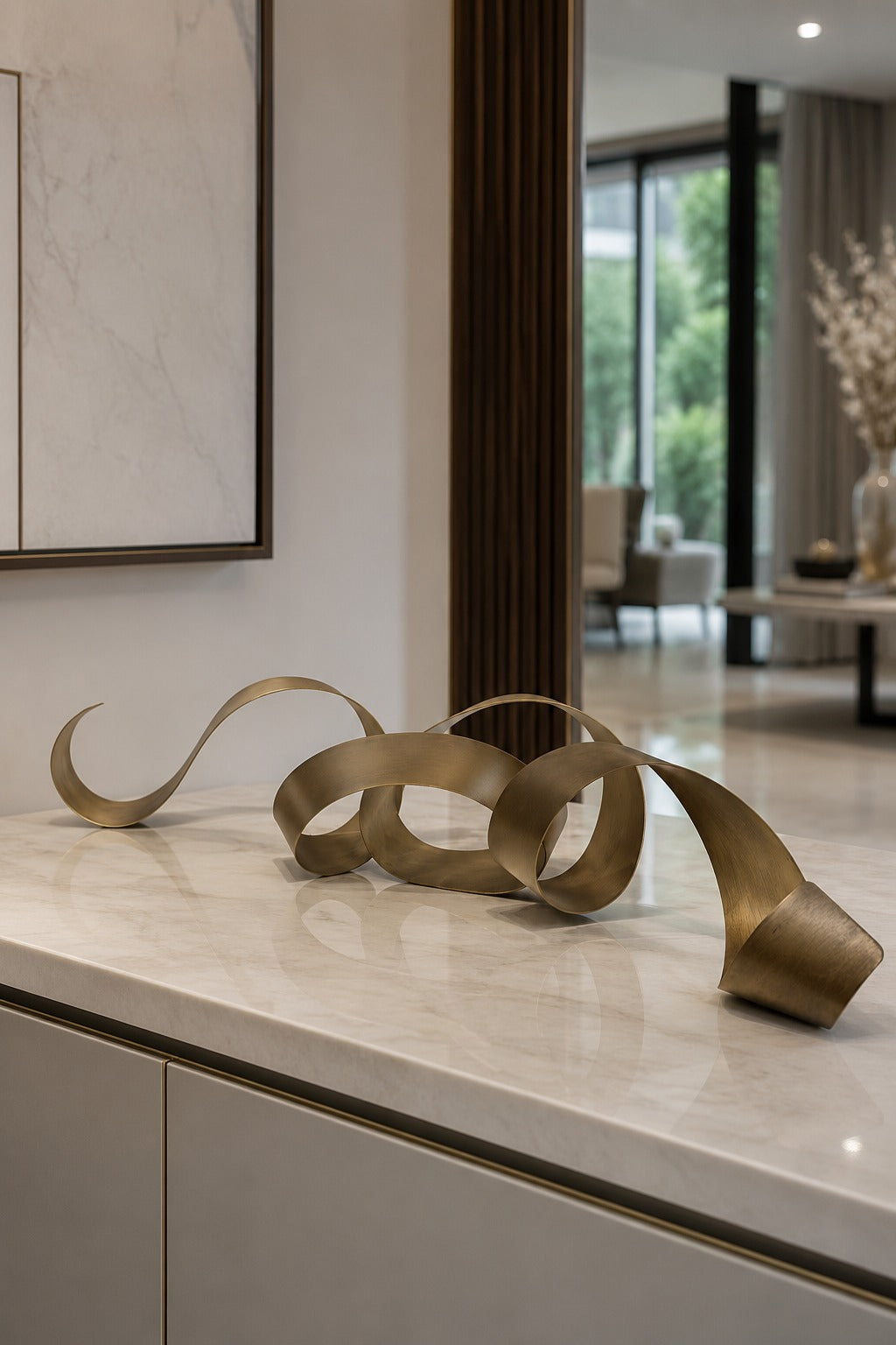 ESCULTURA EM METAL SIMPUL - 95cm