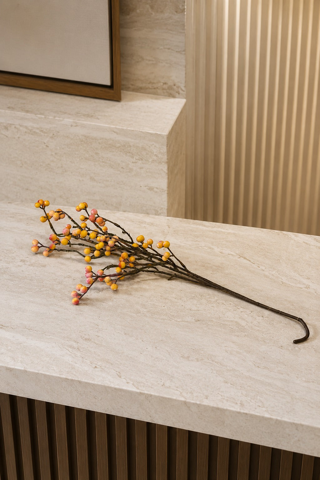 GALHO DECORATIVO BERRIES - 65cm
