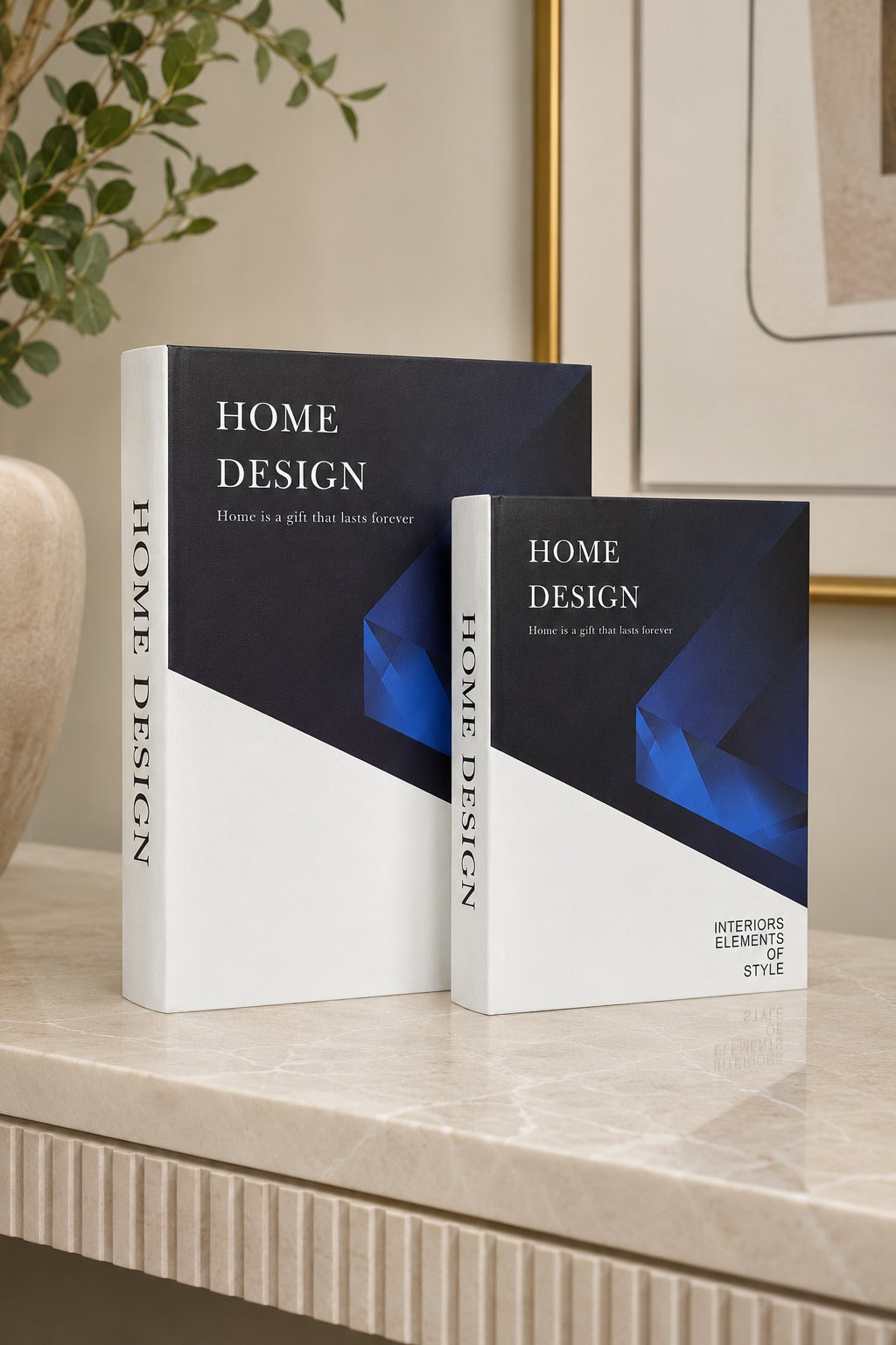 CAIXAS LIVRO HOME DESIGN - 2 PEÇAS