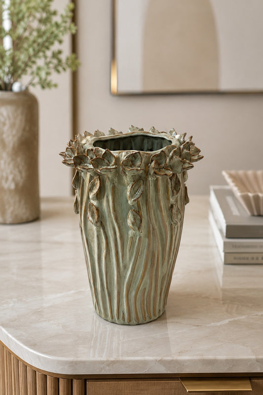 VASO EM CERÂMICA BOSQUE DE LUCCA - 31x23