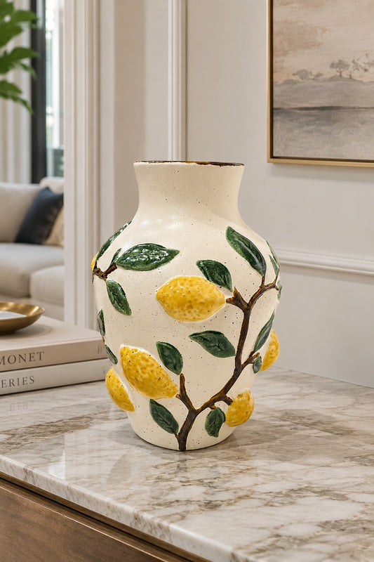VASO EM CERÂMICA LIMONCELLO - 33x22