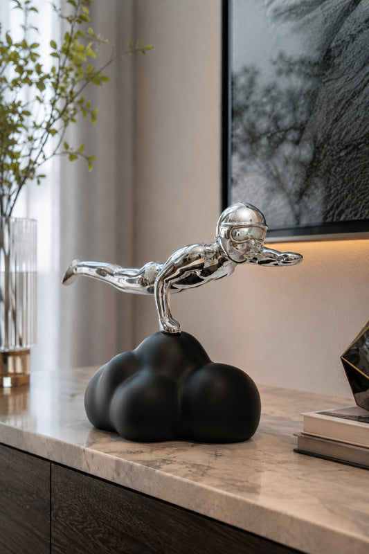 ESCULTURA ASTRONAUTA - 31x21