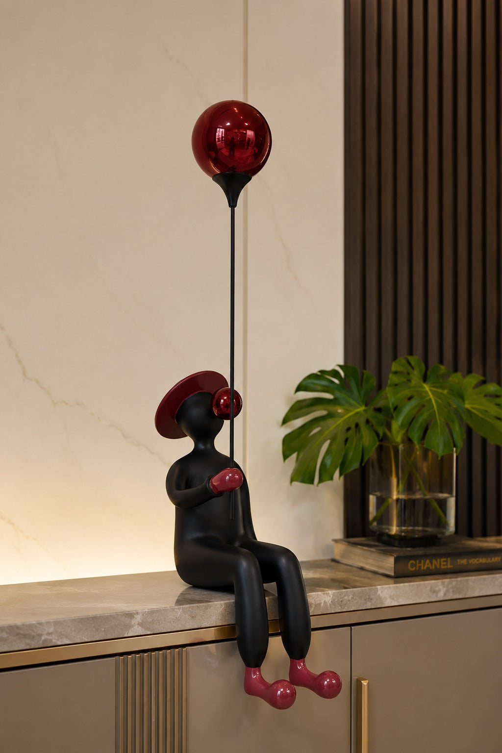 ESCULTURA BALLON ROUGE - 60x20