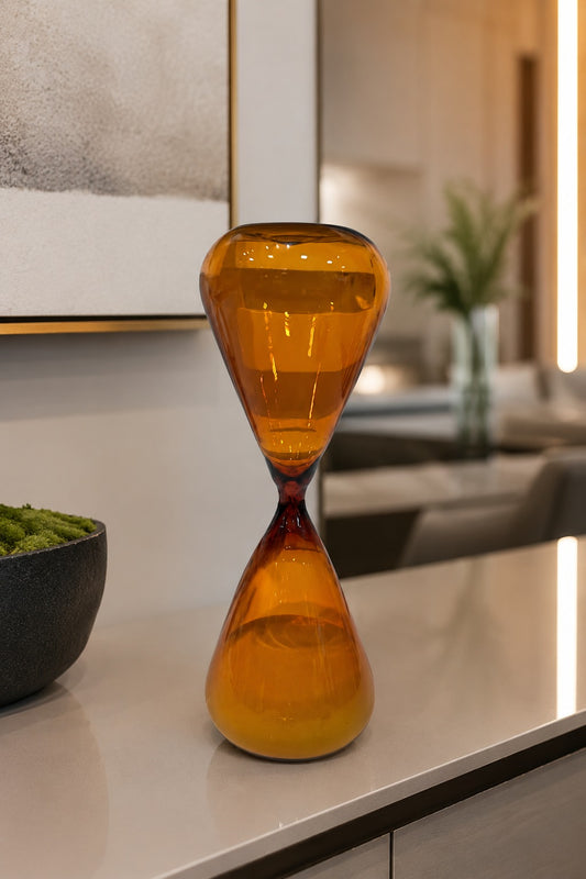 AMPULHETA ÂMBAR - 24,5x9,5