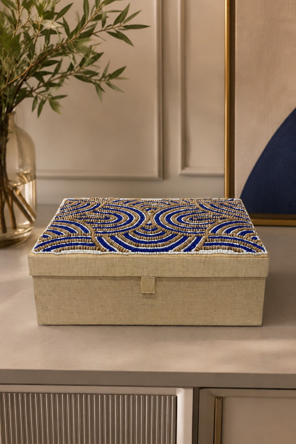 CAIXA DECORATIVA MARBLU - 23x16