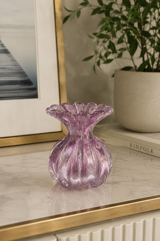 VASO EM MURANO BELLAFLOR - 14x12