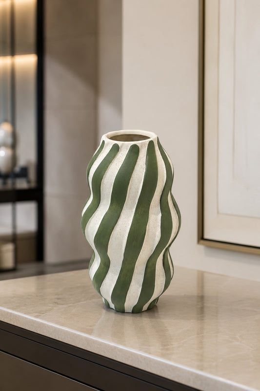 VASO EM CERÂMICA ONDARA - 30x15