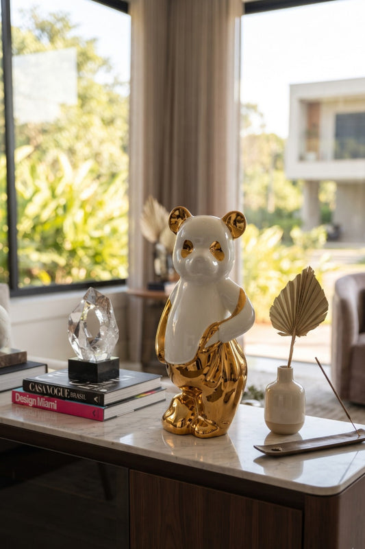 ESCULTURA PANDA - 34x13