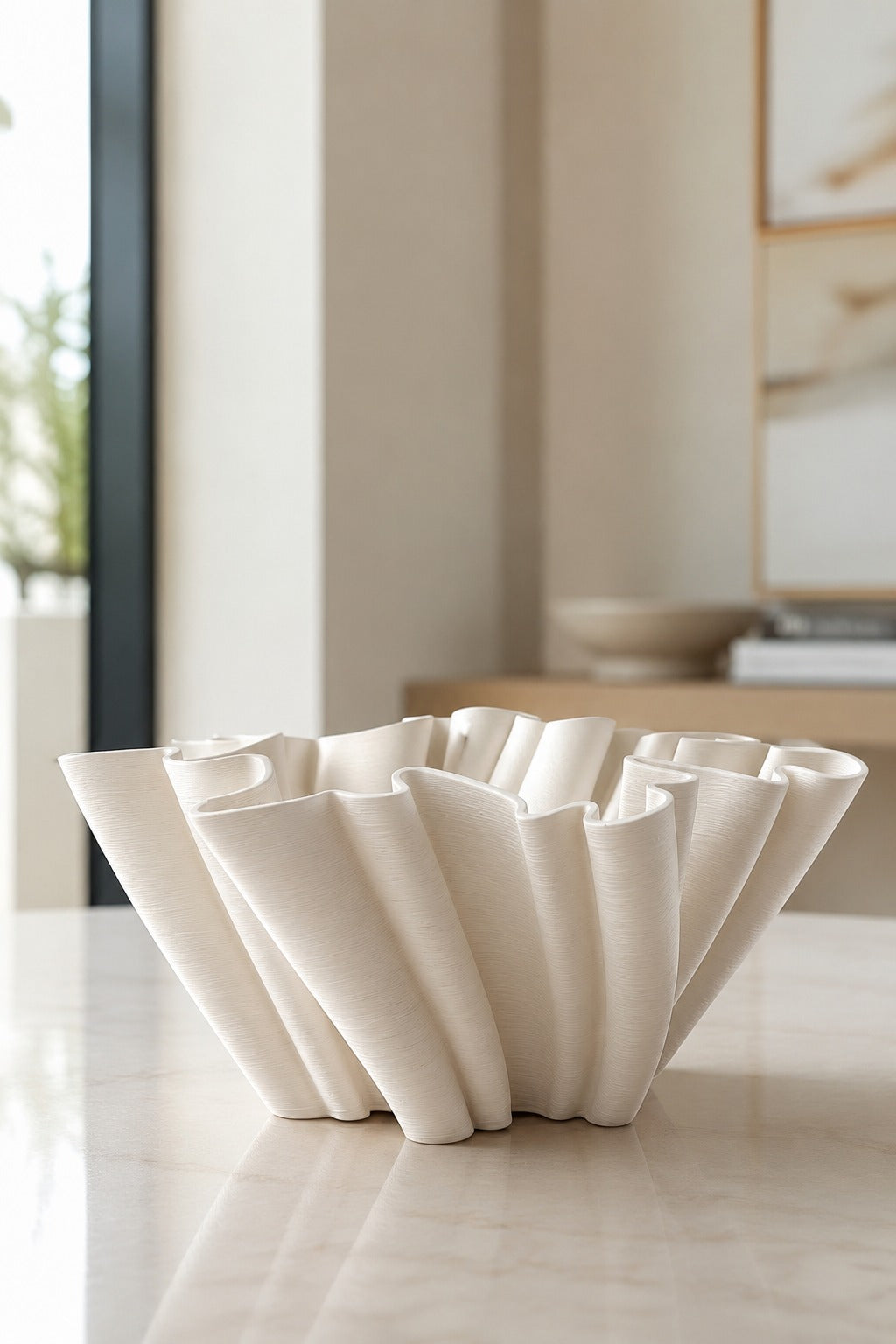 CENTRO DE MESA EM CERAMICA MOUVEMENT - 35x15