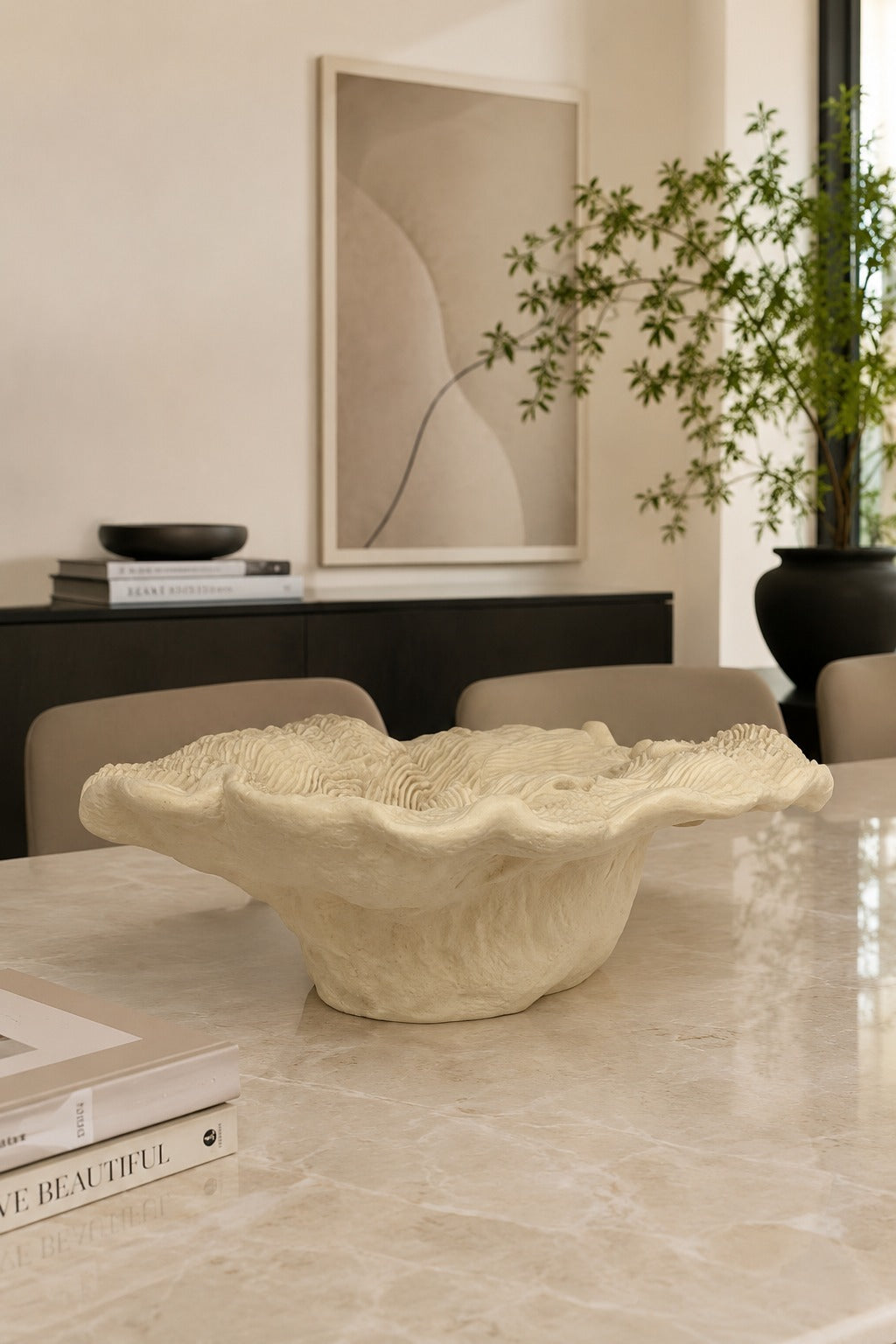 CENTRO DE MESA CORAL - 41x15