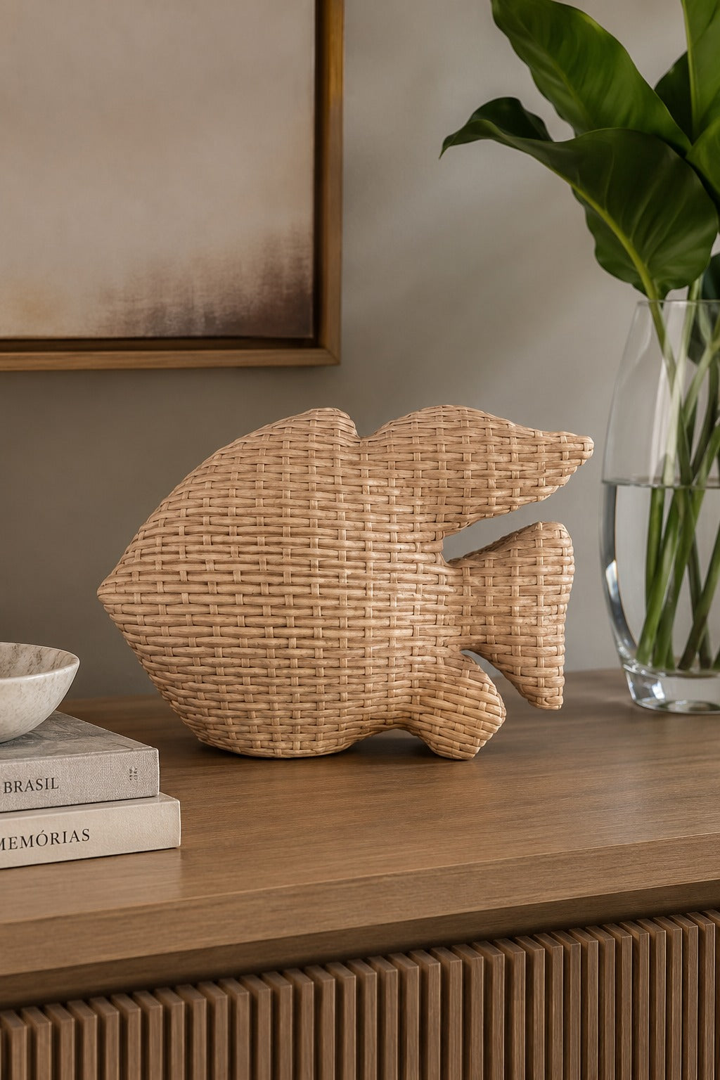 ESCULTURA PEIXE MARETO - 31x24