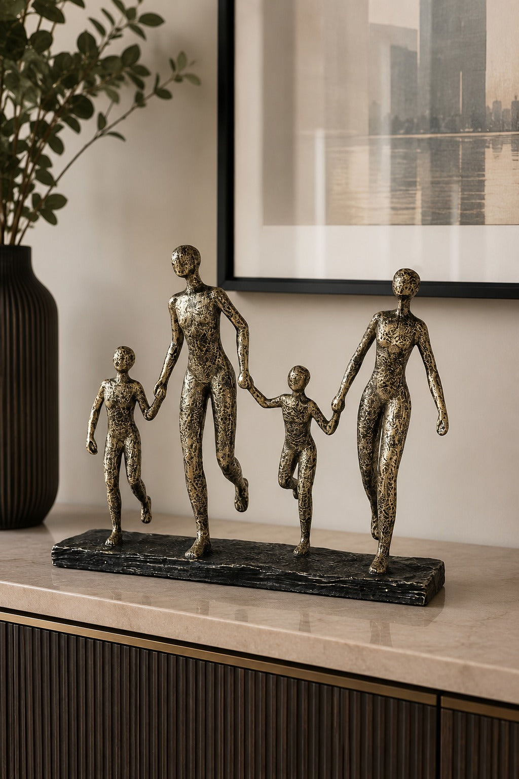 ESCULTURA FAMILIA ETERNA - 37x31
