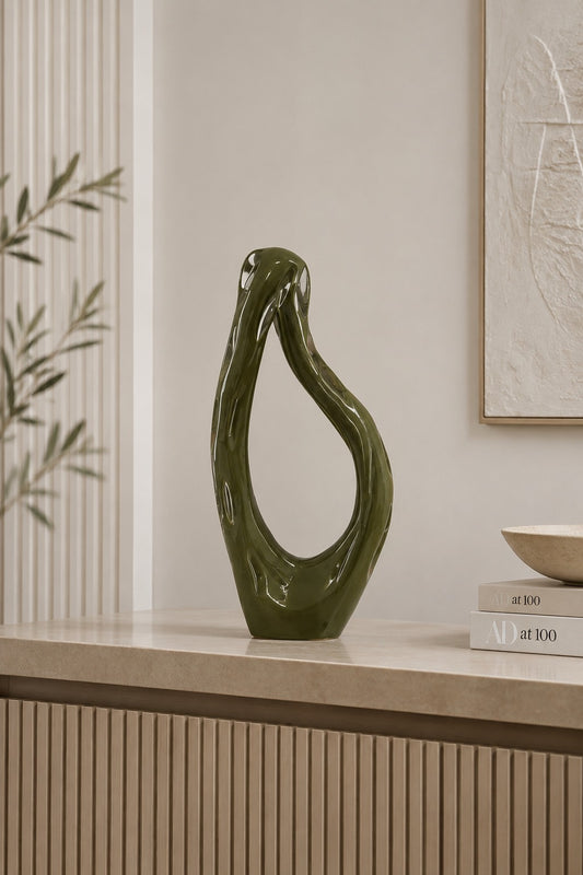 ESCULTURA EM VIDRO INFINI - 35x15